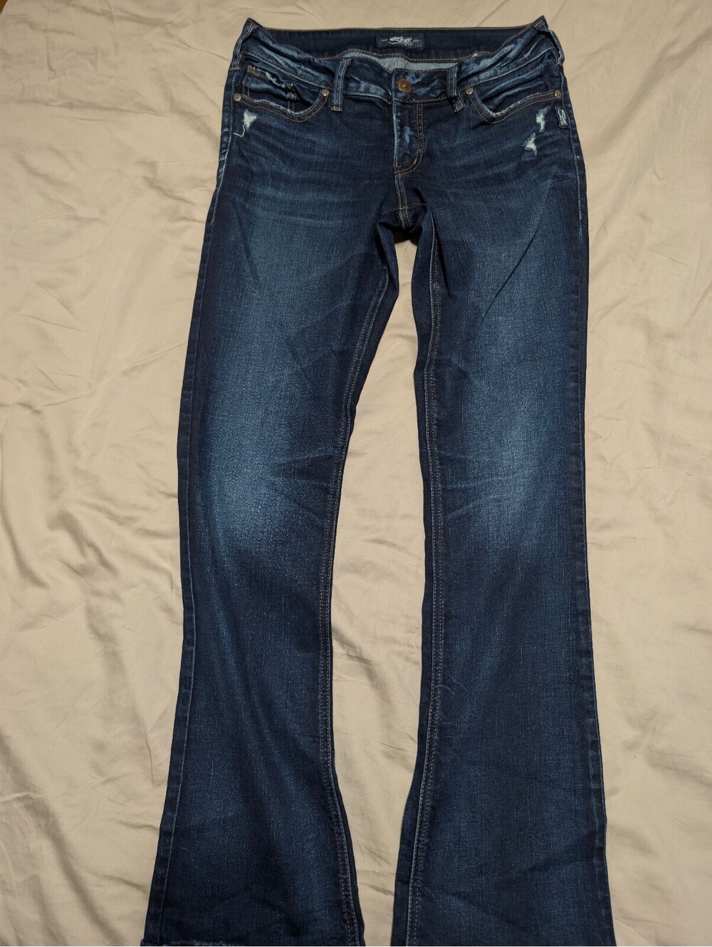 Silver Jeans Co. Elyse Slim Boot Dark Wash Denim Jeans W29 L33